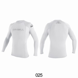 Lycra O'NEILL Rash Guard basic L/S white 2020
