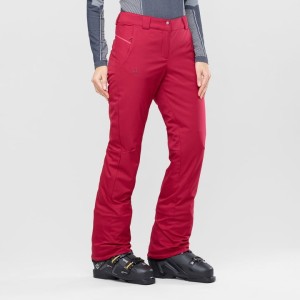 Spodnie Damskie Salomon Stormseason Rio Red