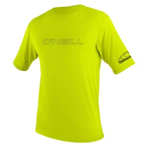 Lycra O'NEILL Basic Skins S/S Sun Shirt Lime