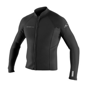 Pianka O'NEILL Reactor-2 2mm Front Zip Jacket Black